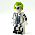 Beetlejuice Minifig made using LEGO parts by B3 Customs