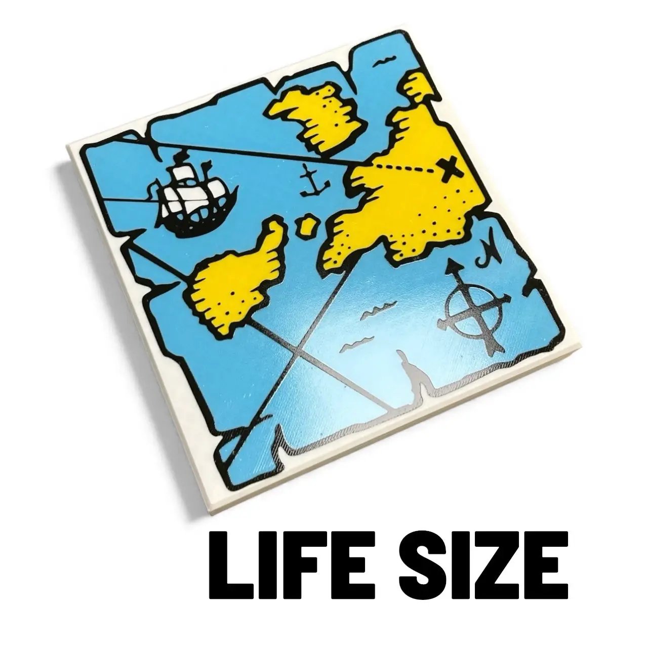Life-Size 90s Pirate Map Tile / Cosplay by B3 Customs