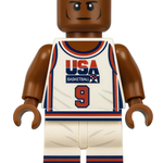 MJ #9 USA Olympics Basketball Player Minifig by B3 Customs