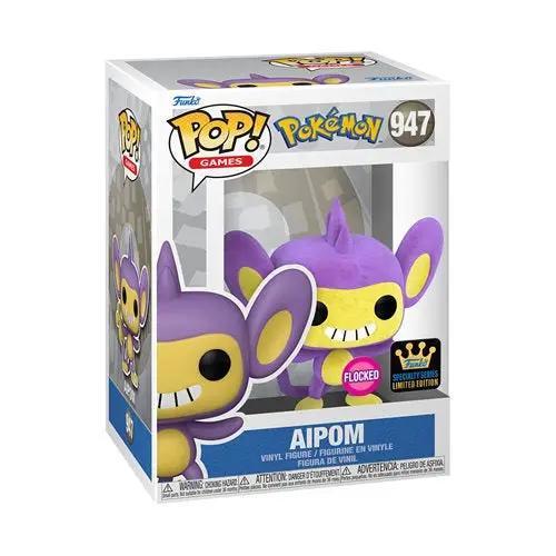 Pop! Games Pokémon Aipom figure from the Specialty Series, featuring a detailed plush of the Pokémon Aipom.