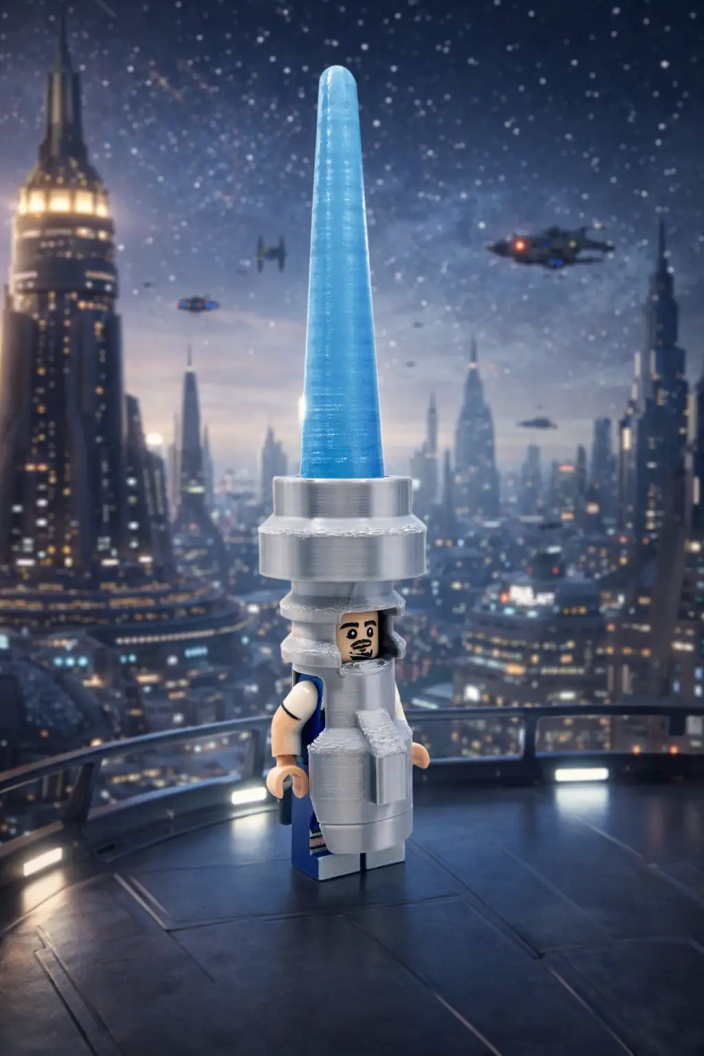 Blue Blade Minifig Costume [3D Printed] by B3 Customs