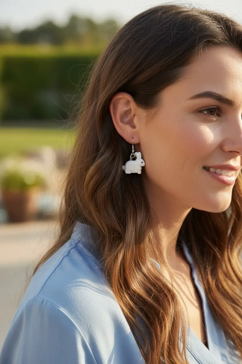 Bunny Earrings by B3 Customs