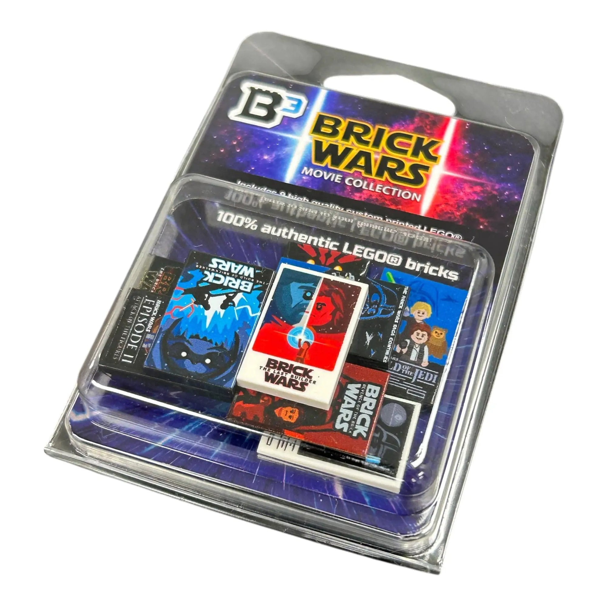 Brick Wars Movie Part Pack (9 Tiles) by B3 Customs