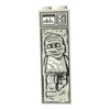 White Ninja in Carbonite (1x2x5 Brick) by B3 Customs