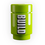 B3 Customs BUILD Lime Shock energy drink can with lime flavor and vibrant green and silver design.