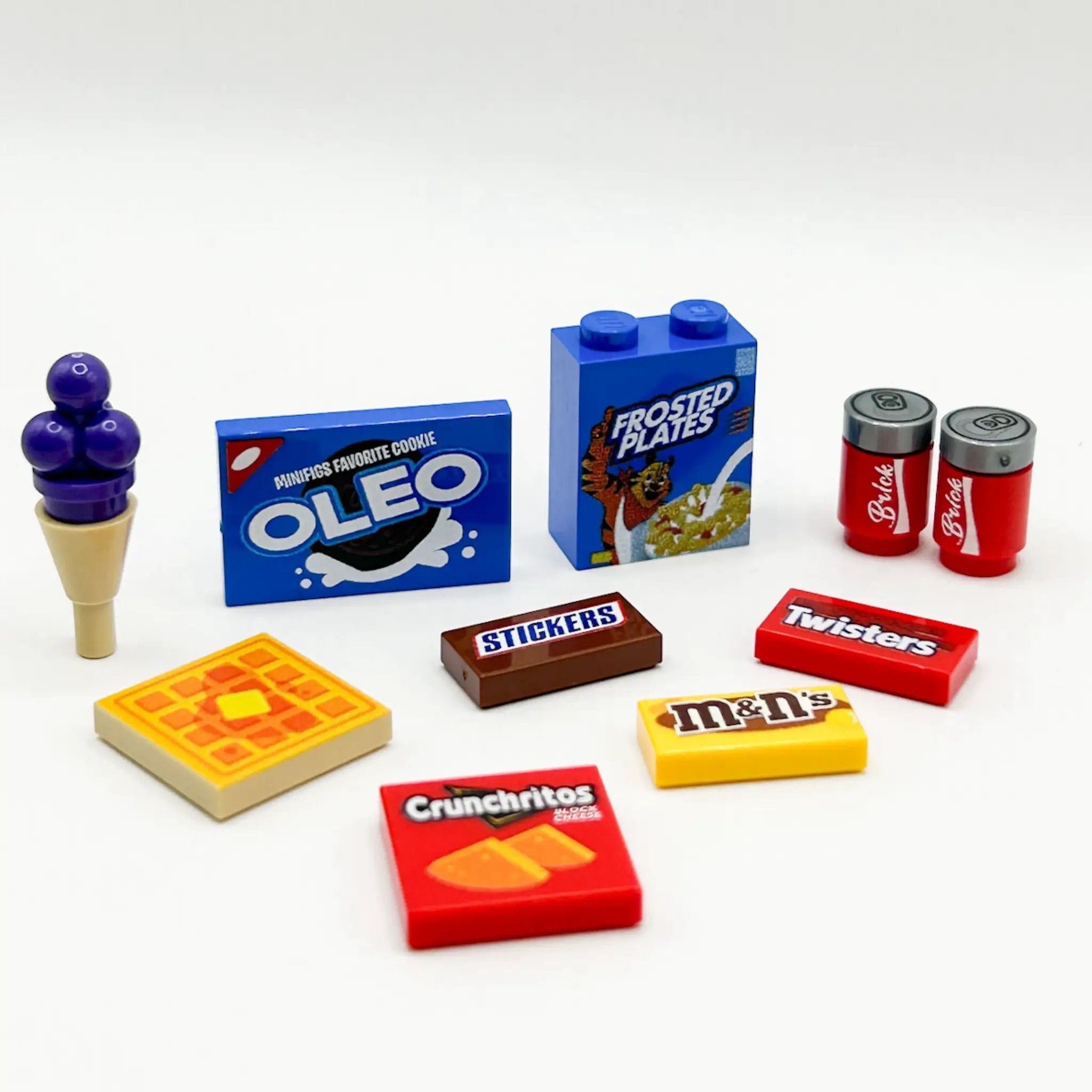 Junk Food Pack (Series 1) made from LEGO parts - B3 Customs by B3 Customs