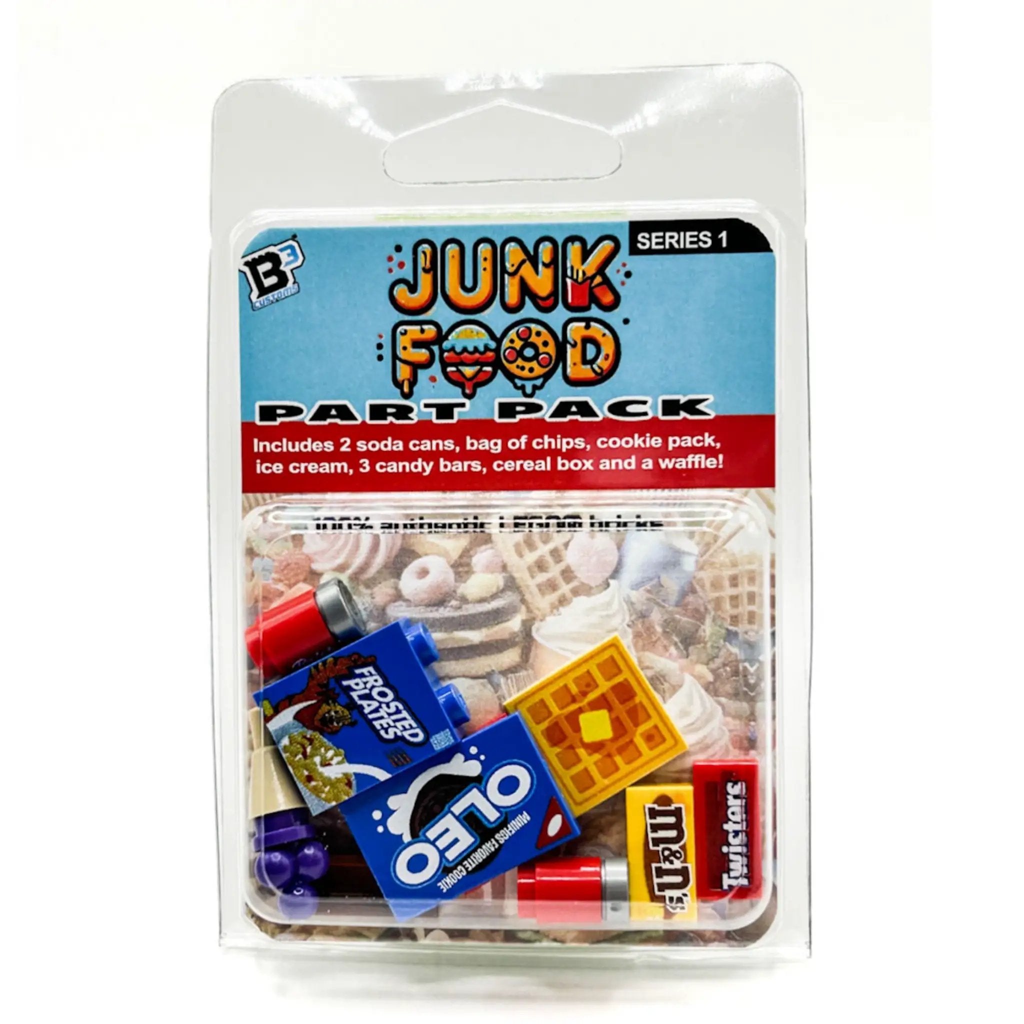 Junk Food Pack (Series 1) made from LEGO parts - B3 Customs by B3 Customs