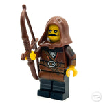 Longbow Archer - Custom Castle Wolfpack Minifigure made using LEGO parts - B3 Customs by B3 Customs