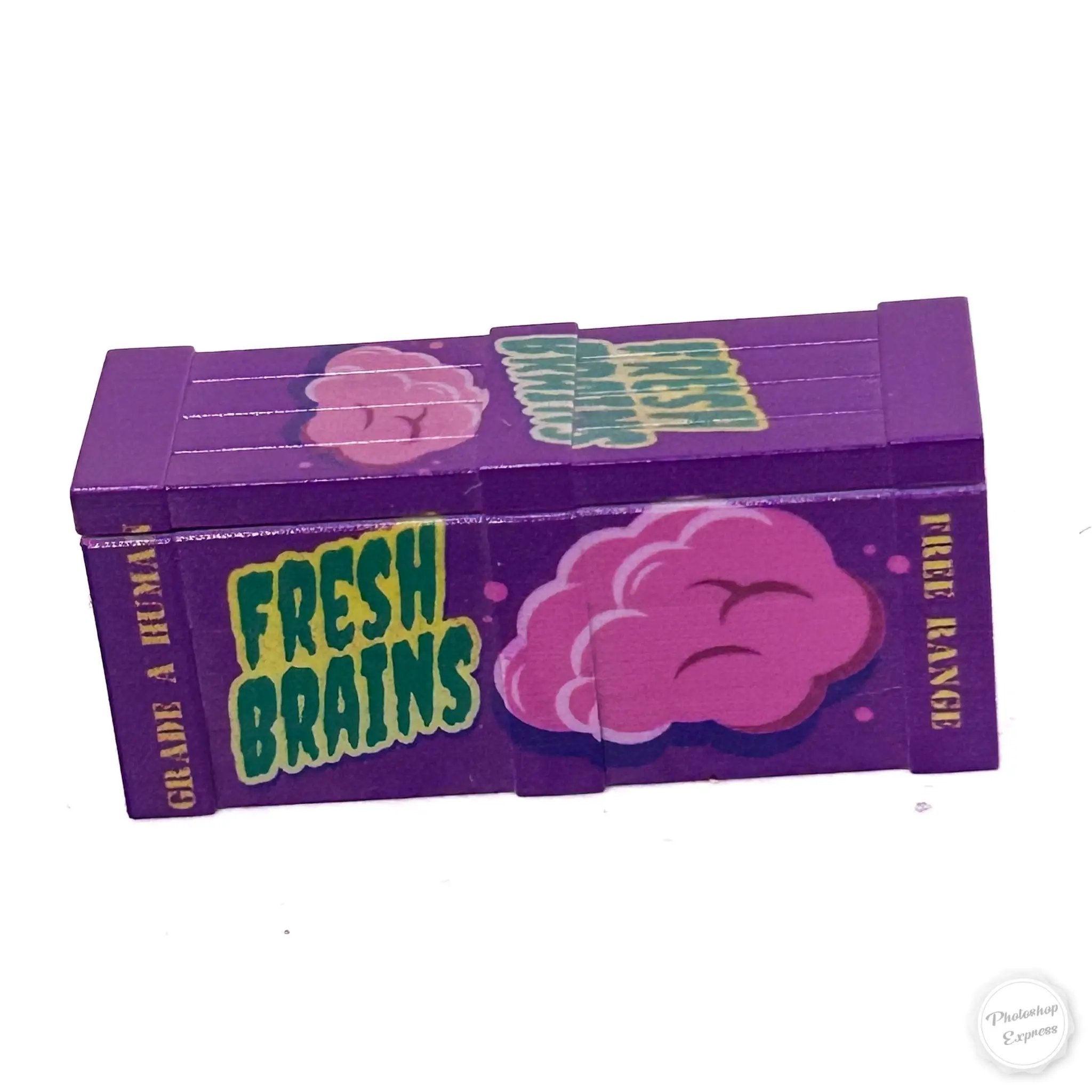 Fresh Brains Zombies BrickArms Crate - B3 Customs by B3 Customs