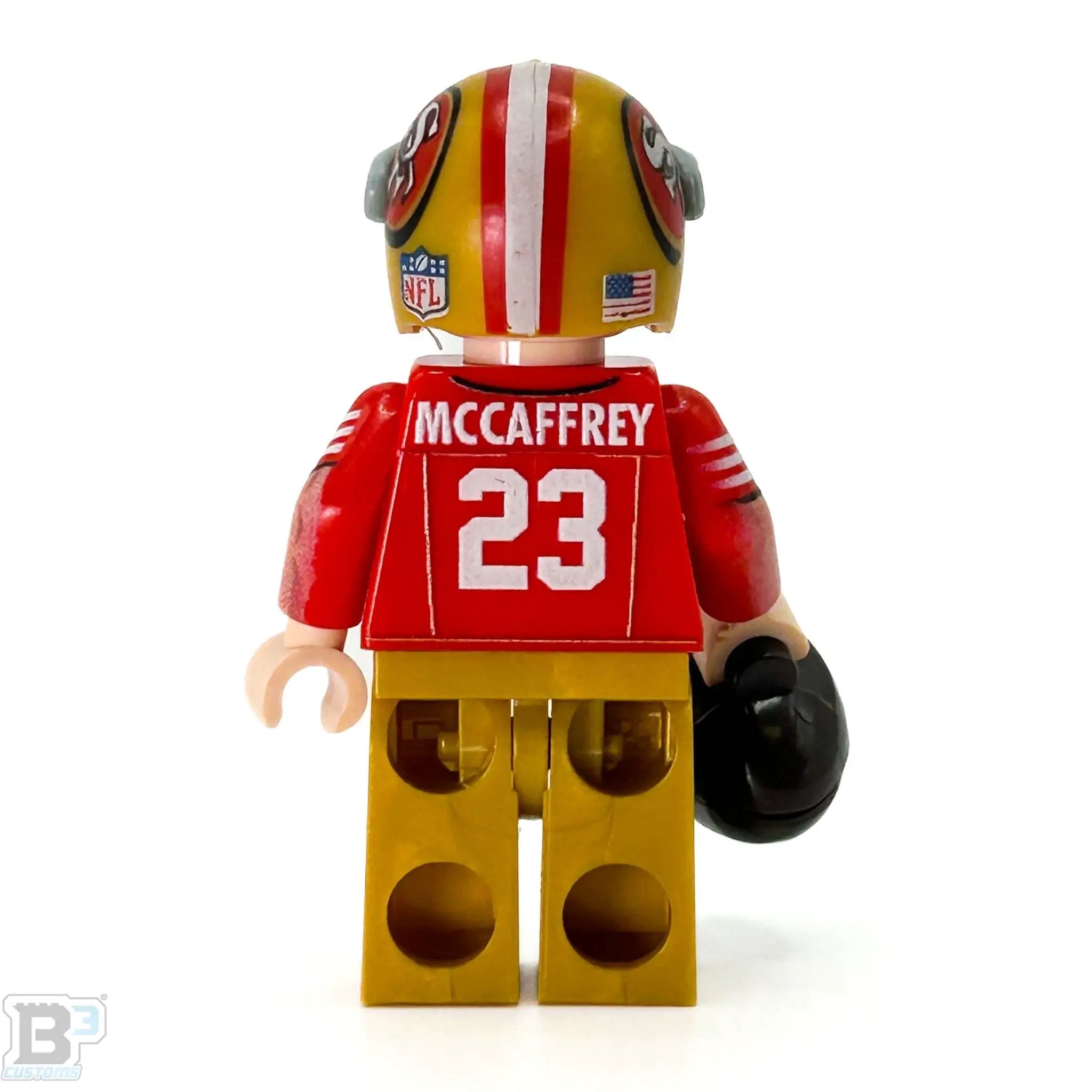 #23 RB San Francisco Football Player Minifig - B3 Customs by B3 Customs