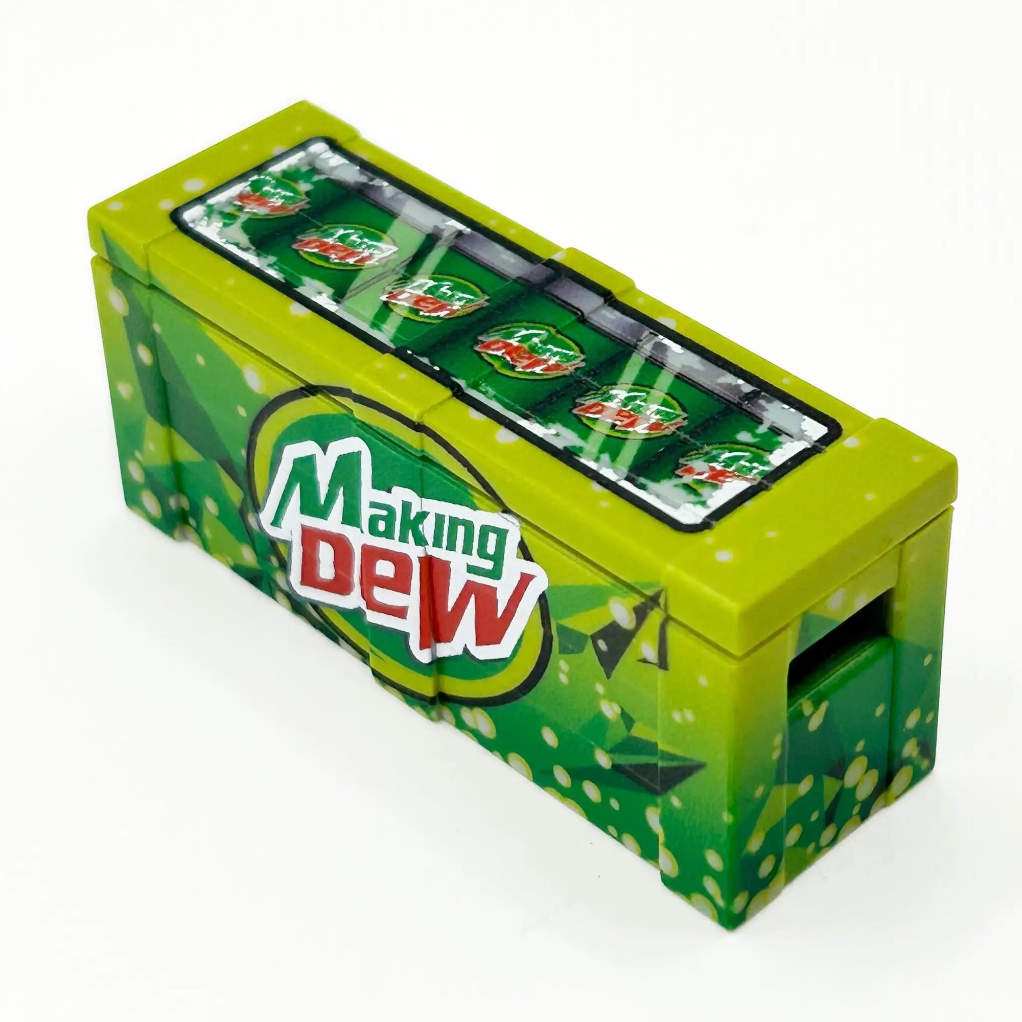 Making Dew Soda BrickArms Custom Printed Crate - B3 Customs by B3 Customs
