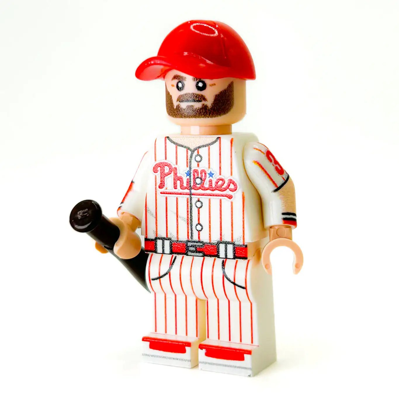 Harper #3 Philly Baseball Player Minifig made using LEGO parts - B3 Customs by B3 Customs