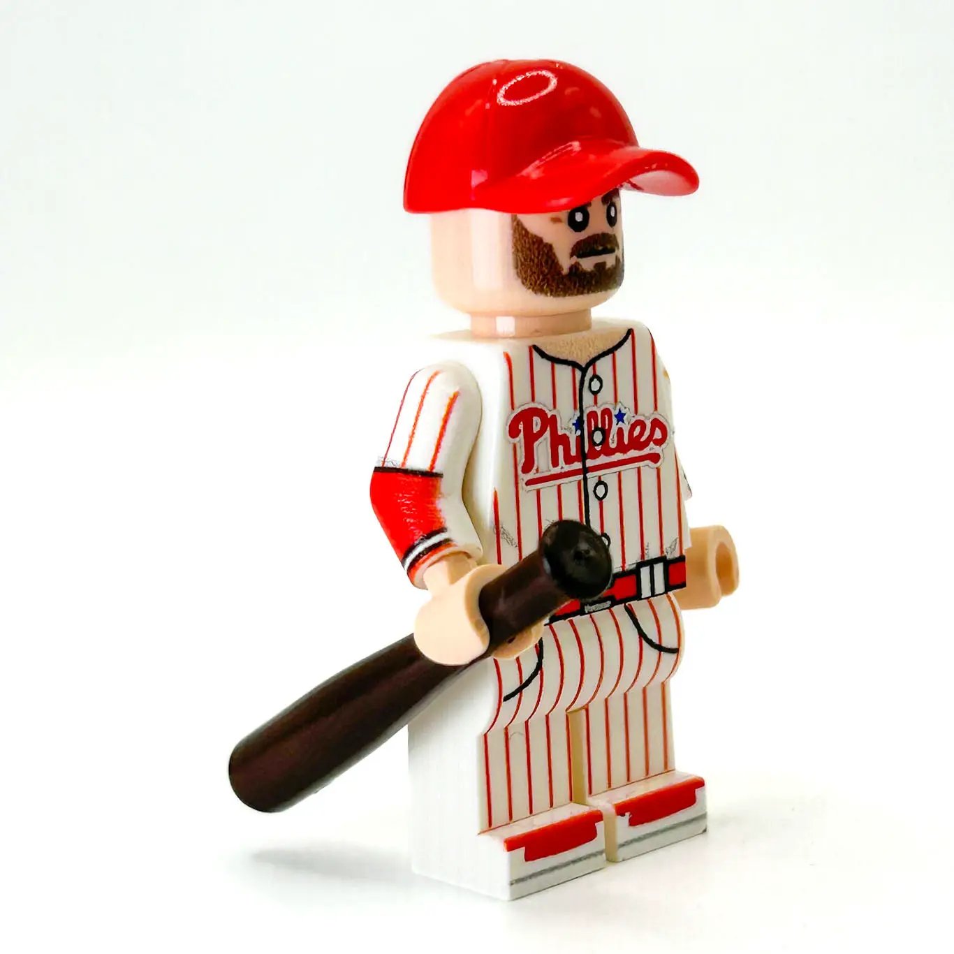 Harper #3 Philly Baseball Player Minifig made using LEGO parts - B3 Customs by B3 Customs