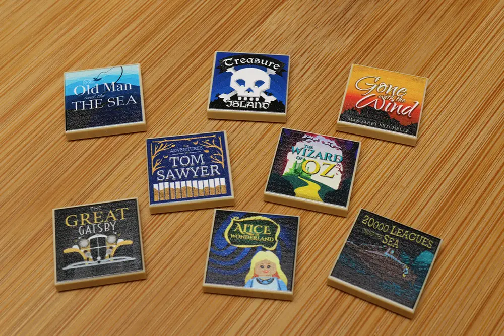 Classic Books Pack (Series 1) made using LEGO parts by B3 Customs