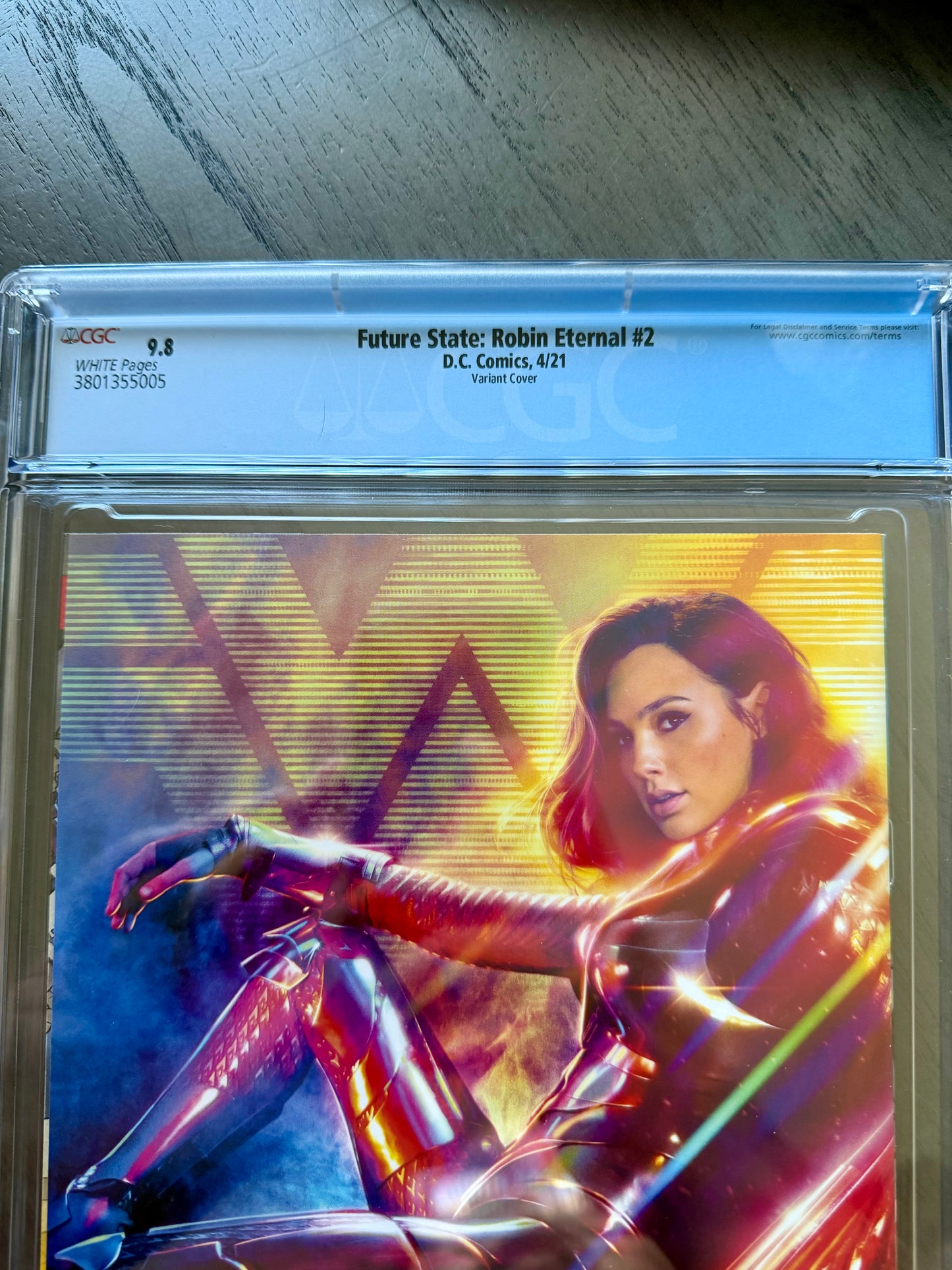 Future State: Robin Eternal #2 Johnson Variant Cover CGC 9.8 NM/M 1st Print
