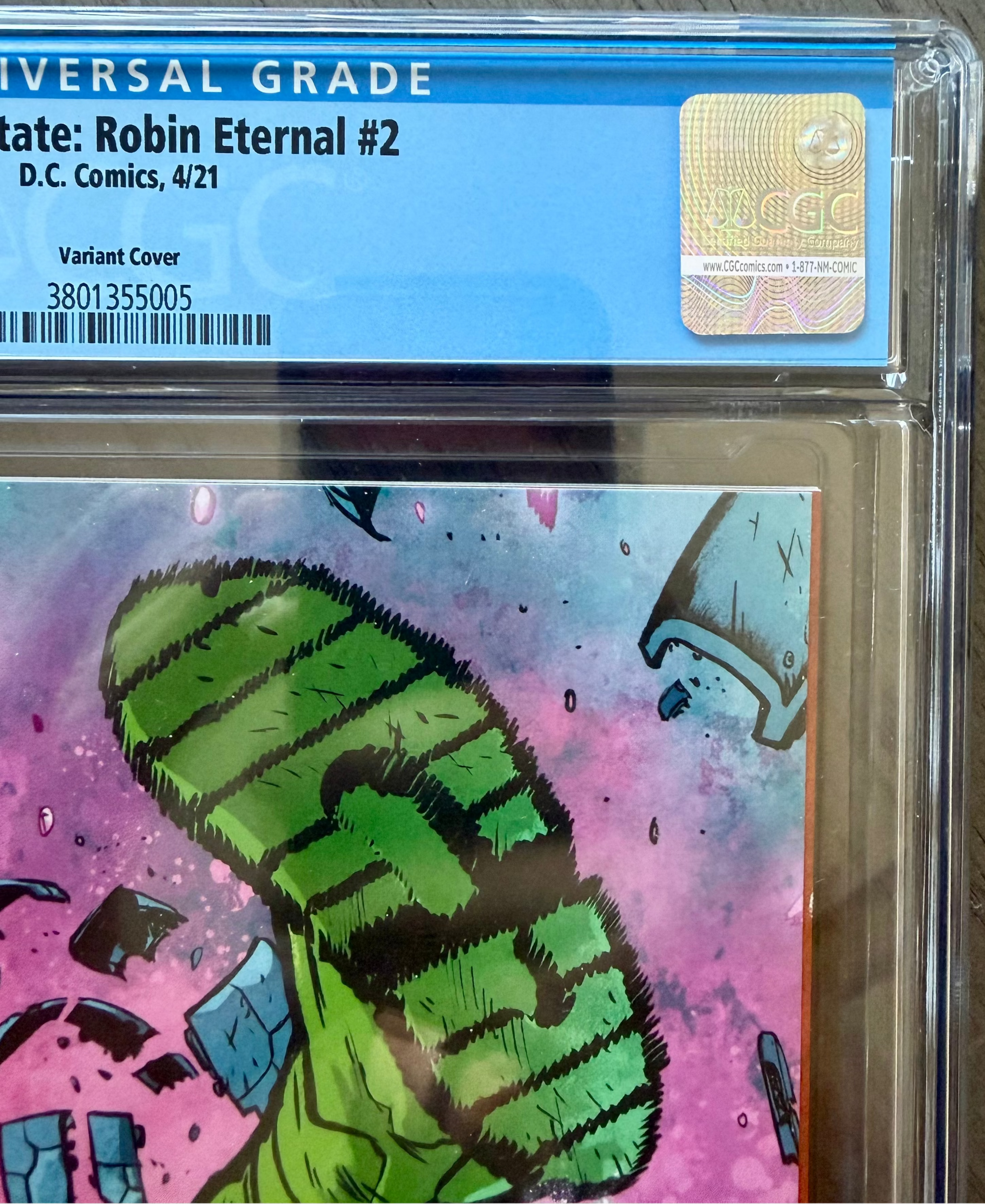 Future State: Robin Eternal #2 Johnson Variant Cover CGC 9.8 NM/M 1st Print