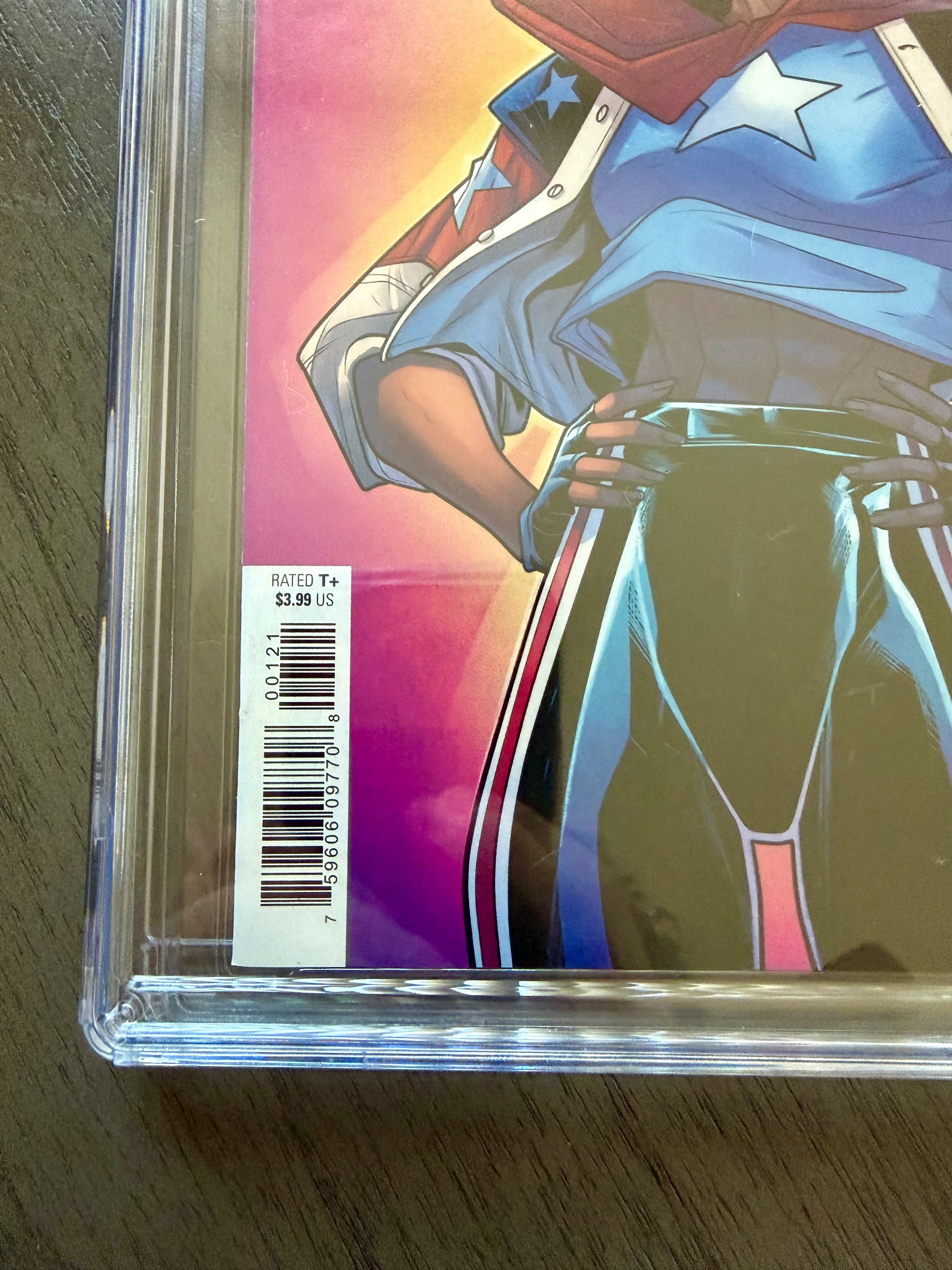 AMERICA CHAVEZ MADE IN THE USA #1 CGC 9.6 WP 1:25 Torque Variant 1st App Marvel