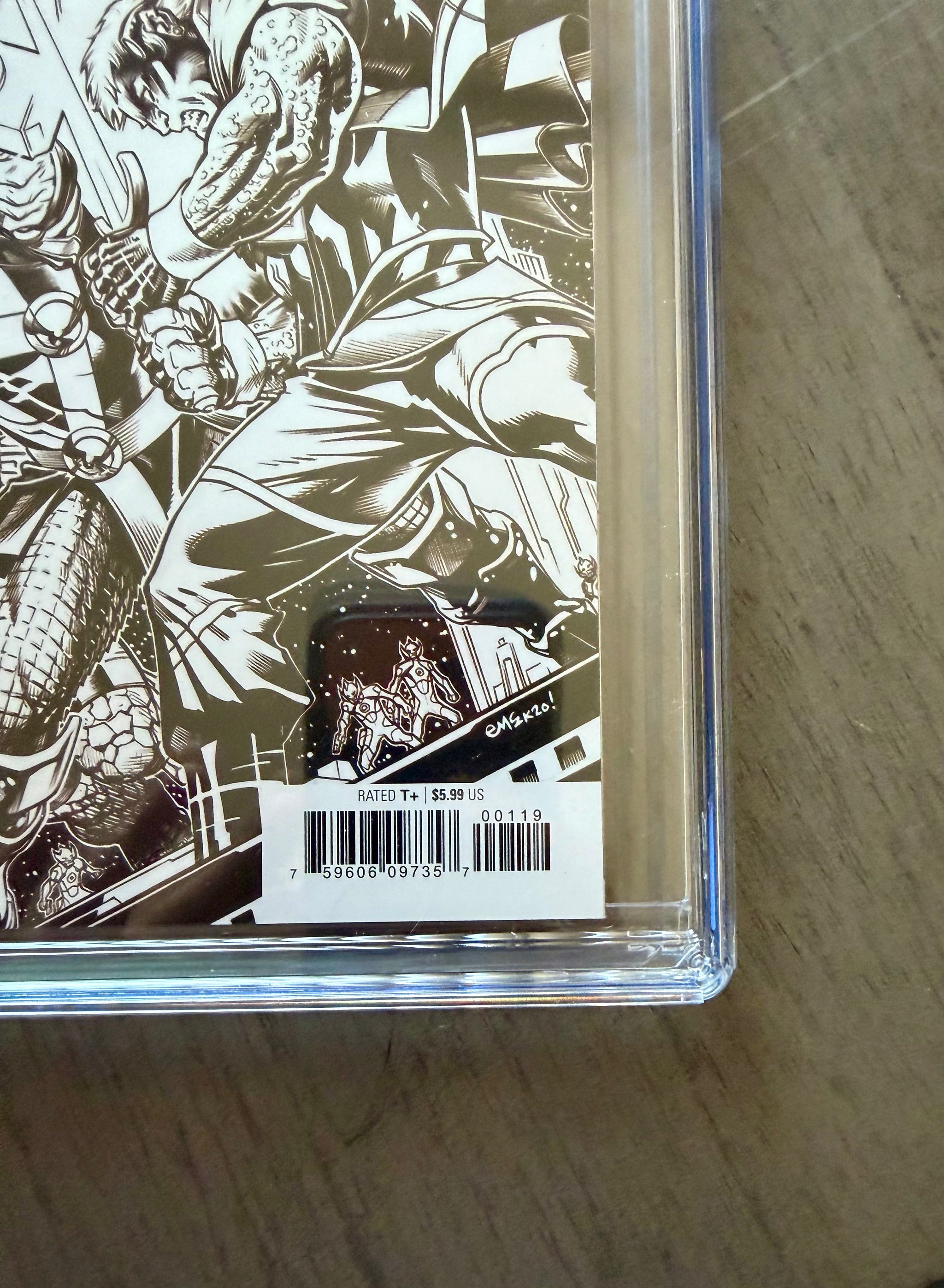 EMPYRE #1 CGC 9.8 WP 1 Per Store Sketch Variant McGuinness Avengers Marvel 2020