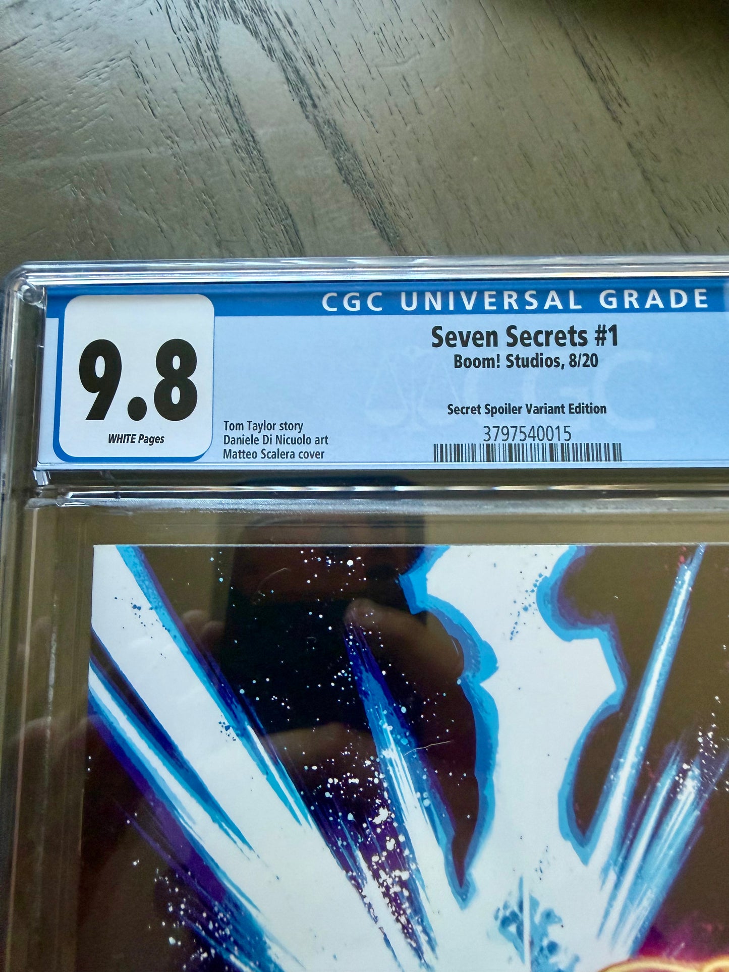 SEVEN SECRETS #1 CGC 9.8 WP BOOM! Scalera Secret Spoiler Virgin Variant 2020