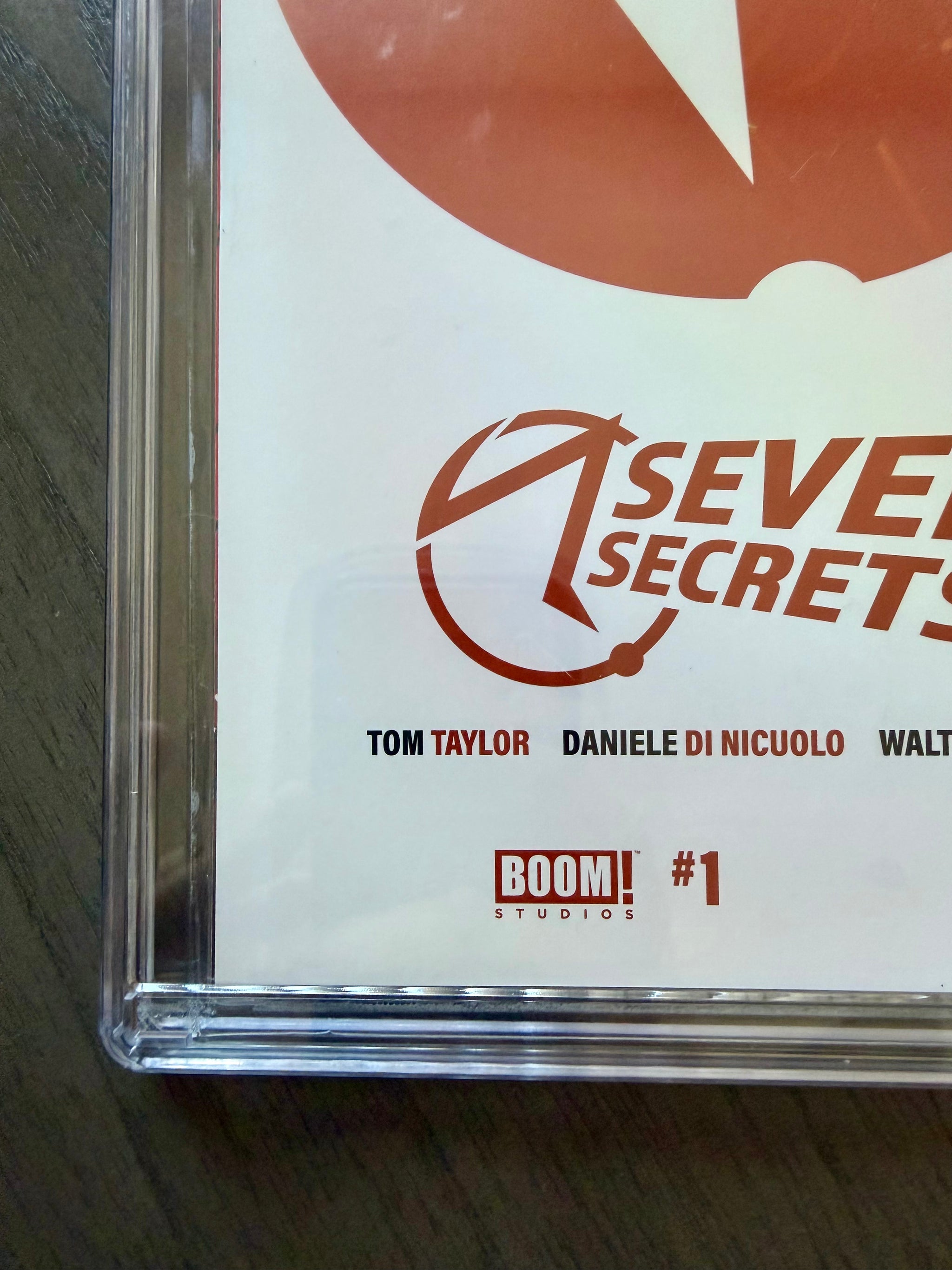 SEVEN SECRETS #1 CGC 9.8 WP BOOM! Scalera Secret Spoiler Virgin Variant 2020