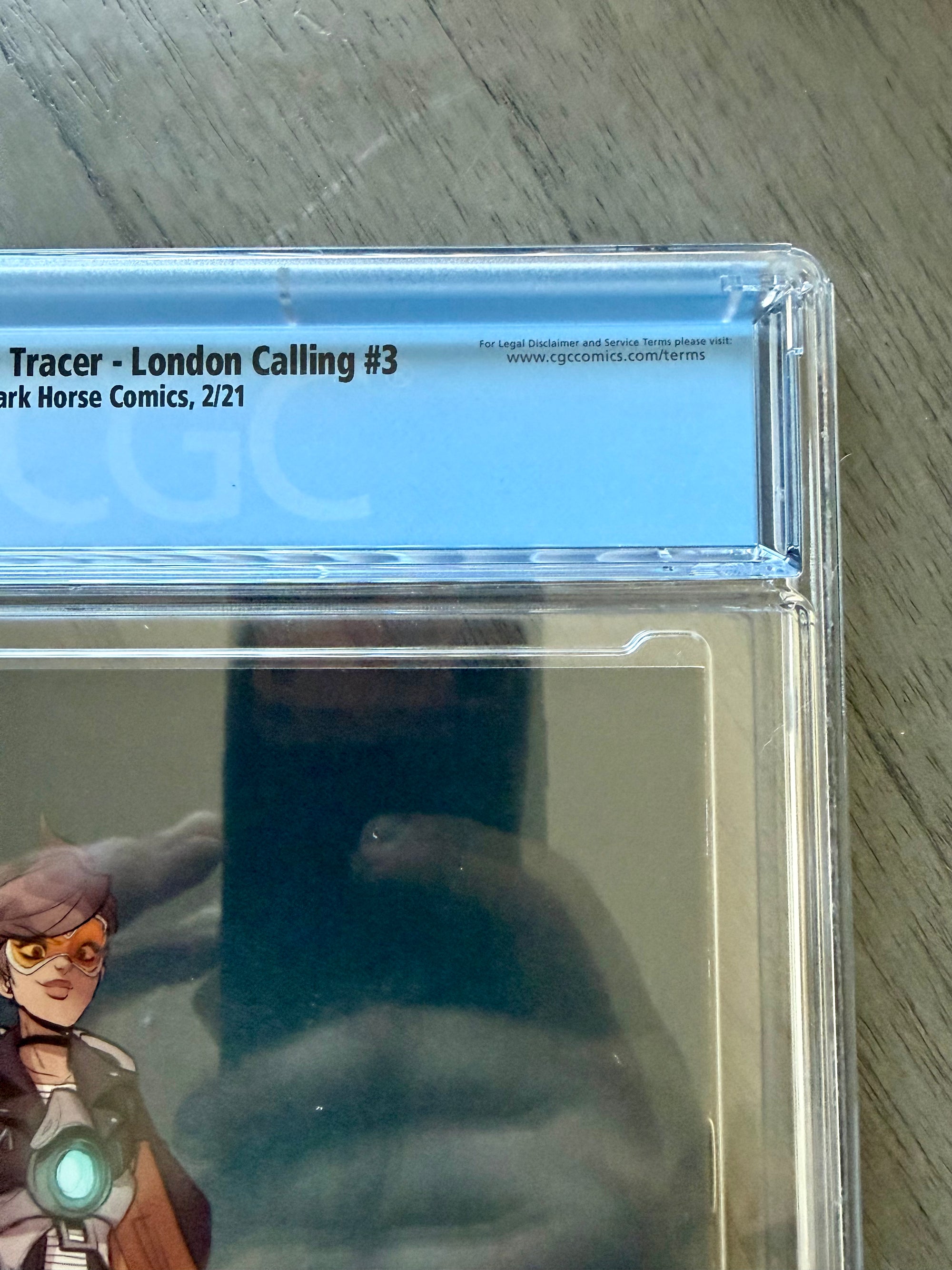 OVERWATCH TRACER LONDON CALLING #3 CGC 9.8 WP Cover A Bengal Dark Horse 2020