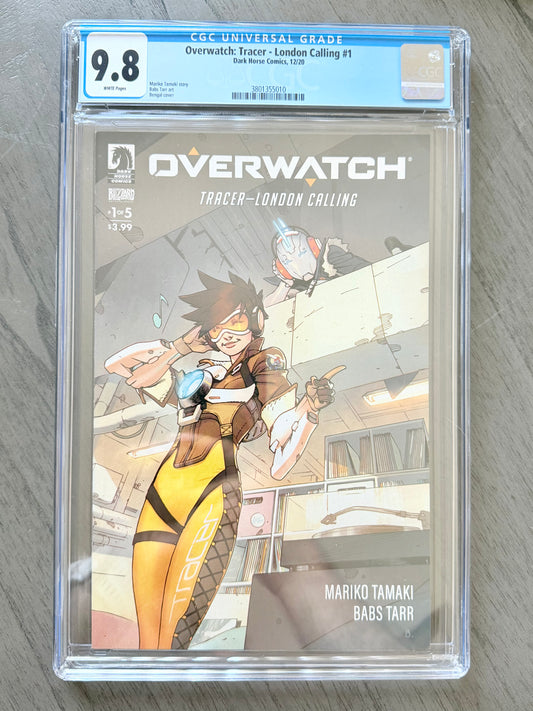 OVERWATCH TRACER LONDON CALLING #1 CGC 9.8 WP Cover A Bengal Dark Horse 2020