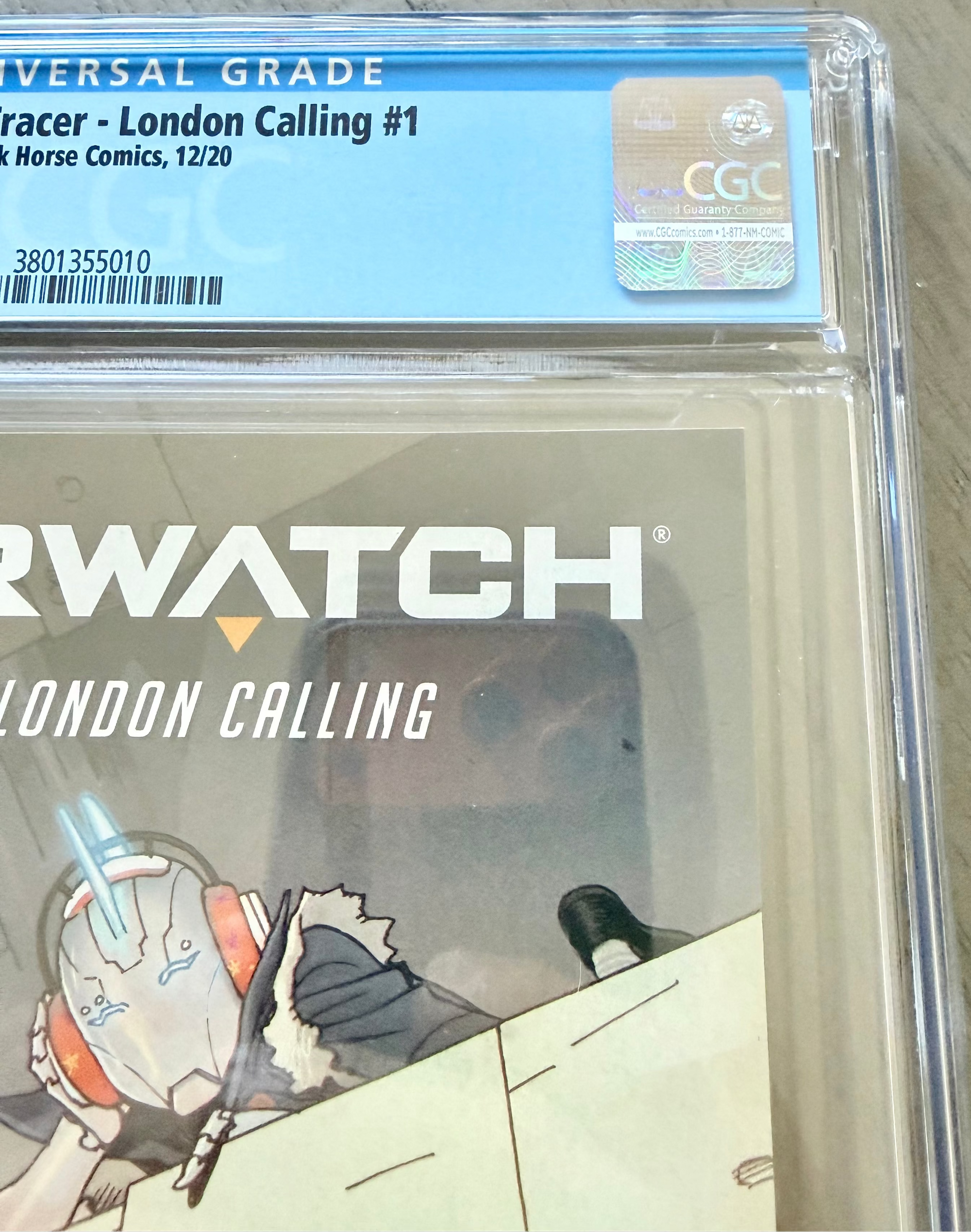 OVERWATCH TRACER LONDON CALLING #1 CGC 9.8 WP Cover A Bengal Dark Horse 2020