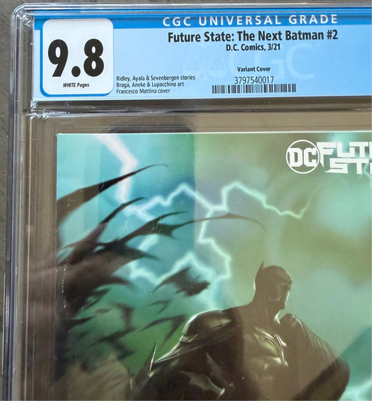 FUTURE STATE: THE NEXT BATMAN #2 CGC 9.8 Francesco Mattina Variant Cover B