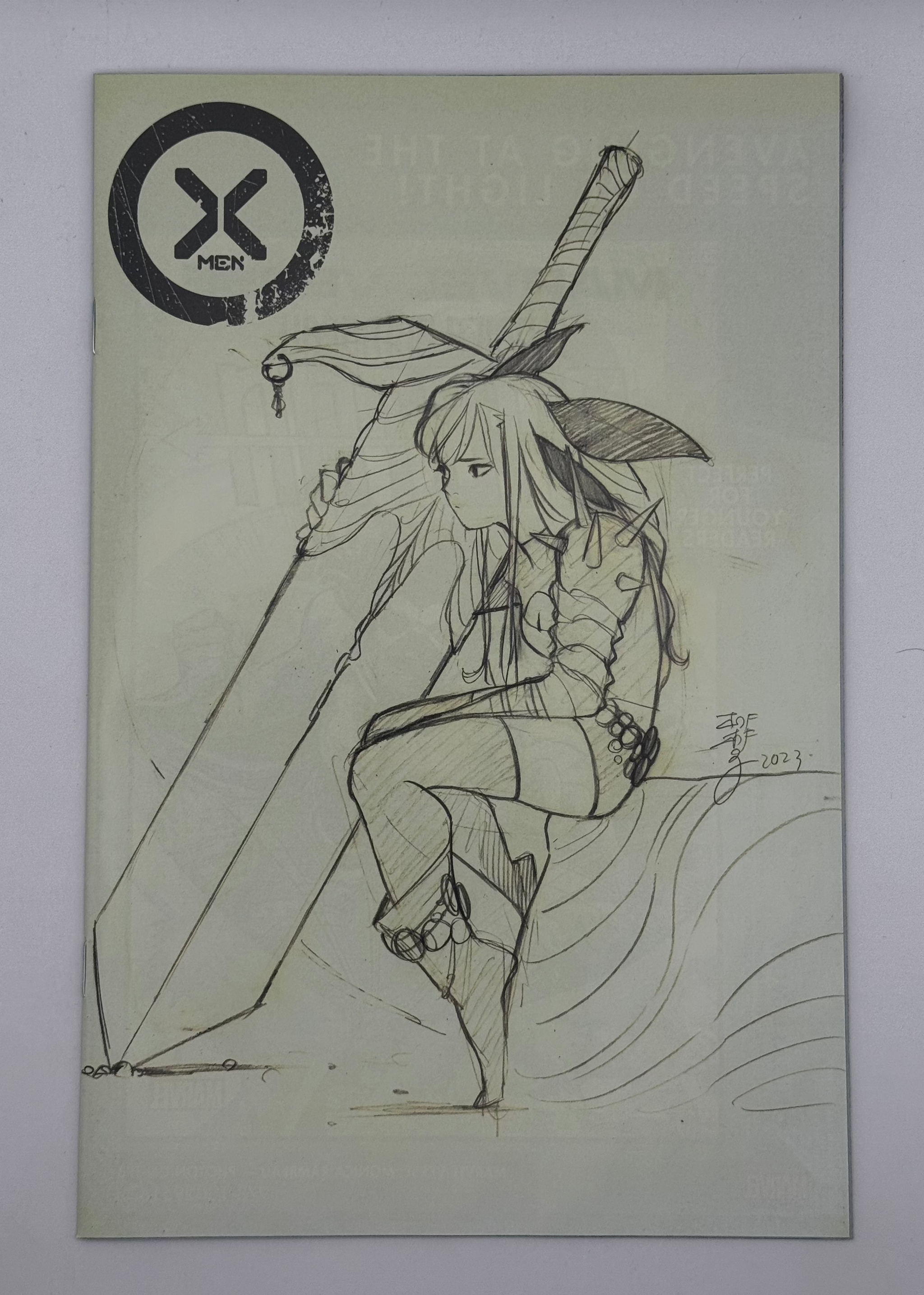 X-Men #27 Magik Peach Momoko NYCC 2023 Exclusive SKETCH Var [IN STOCK] by Unknown Comic Books