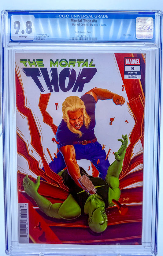 MORTAL THOR #9 CGC 9.8 Doaly 1:25 Incentive Variant Cover Marvel 2026 Al Ewing