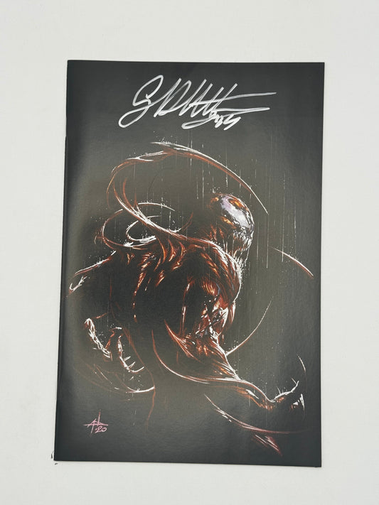 [Signed by Gabriele Dell'Otto] Venom #31 Unknown Comics Gabriele Dell_Otto Exclusive Carnage Var Kib [INST]