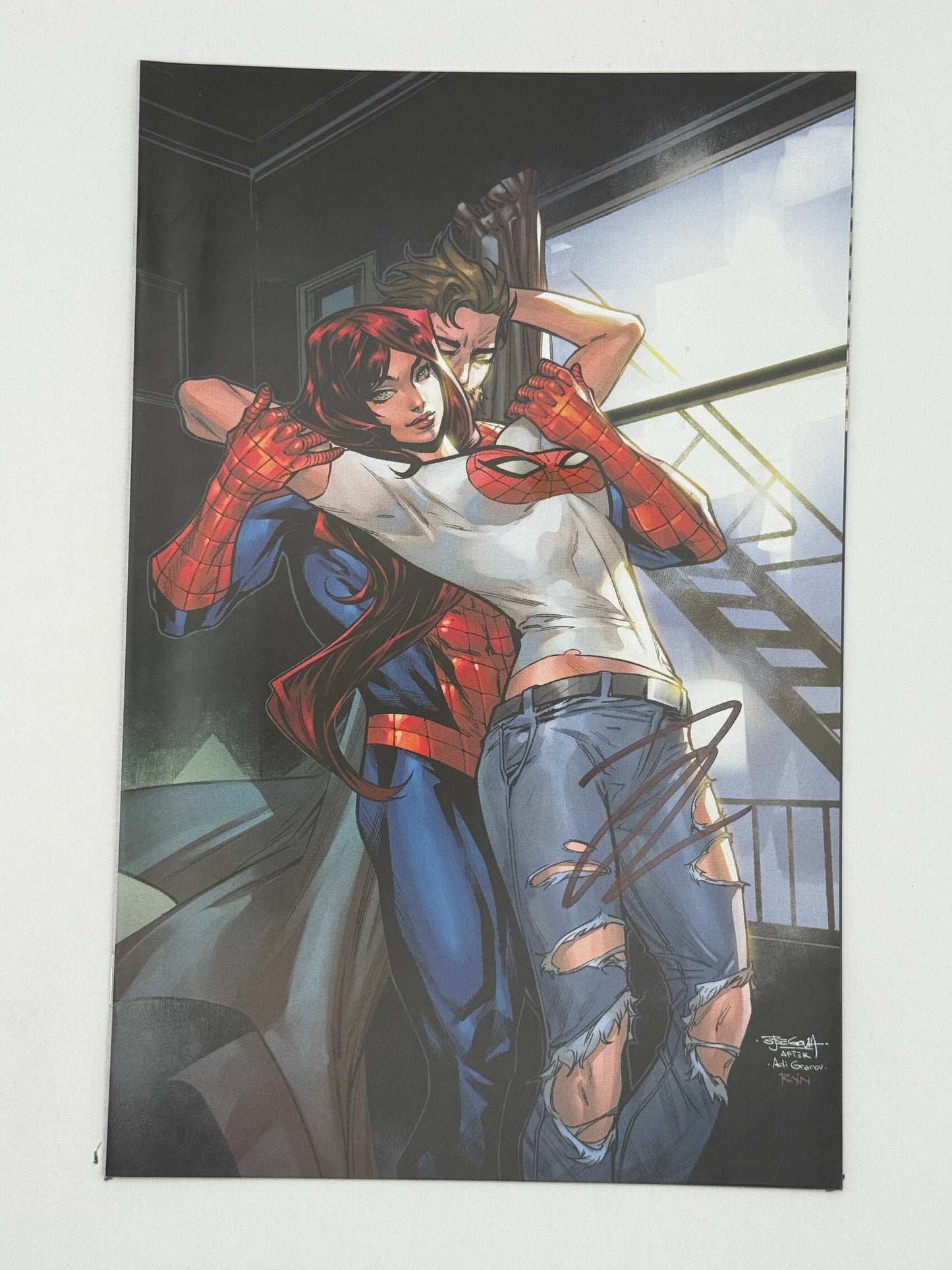 [Signed by Hickman] Ultimate Spider-Man #5 Virgin Unknown Comics Segovia Exclusive Var [INST]