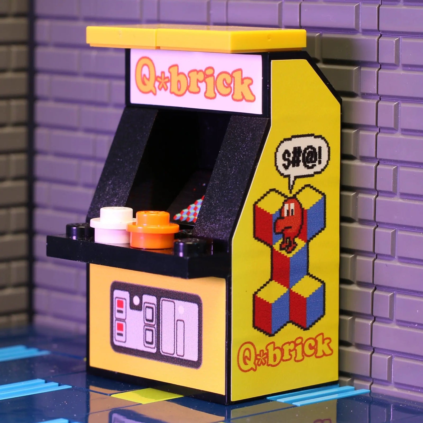 Q*Brick Classic Arcade Machine by B3 Customs
