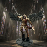 3D Printed Angel of Glory by 3DArtGuy Miniatures by Last Hope Miniatures