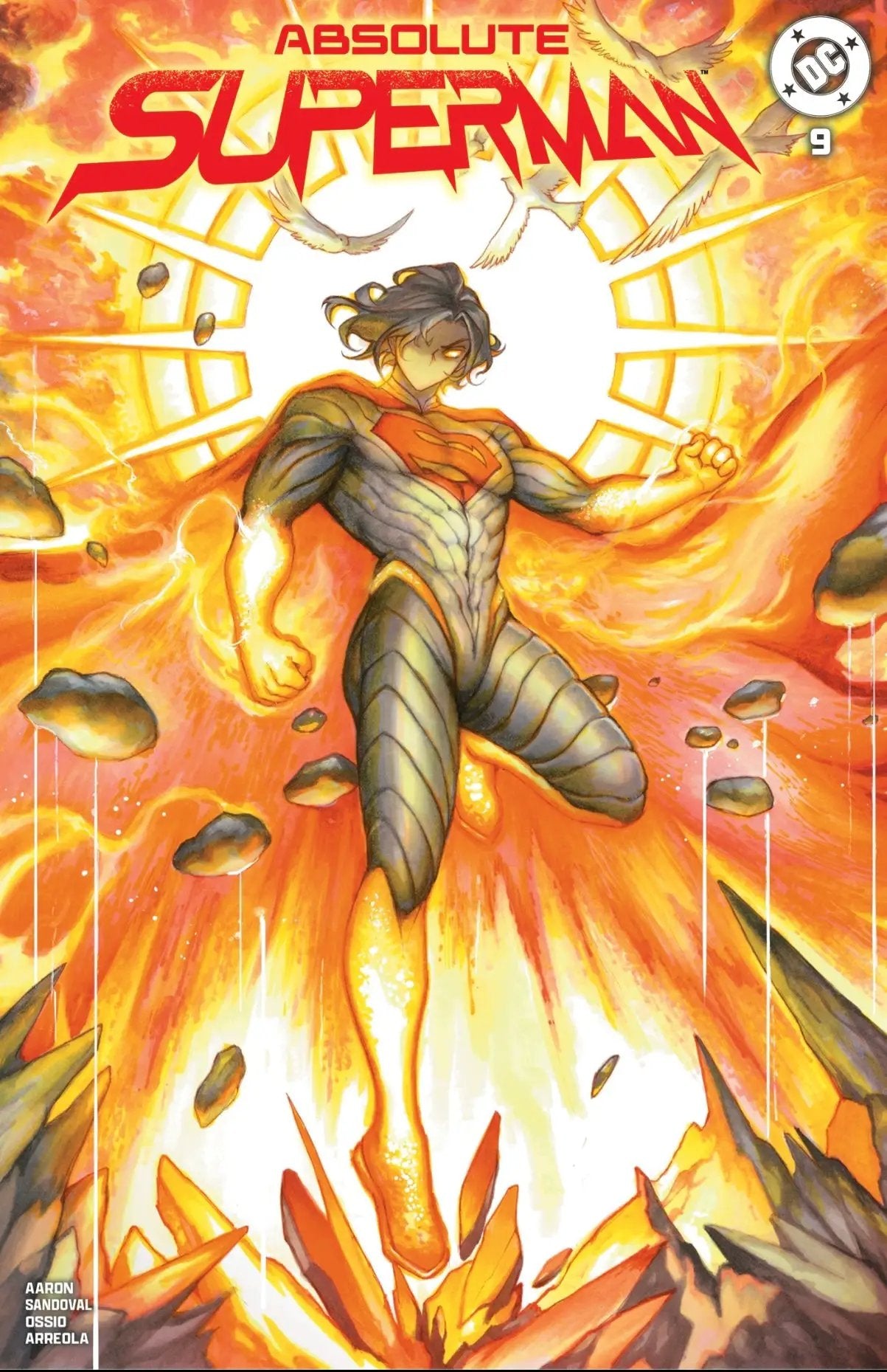 Absolute Superman #9 foil variant comic book by Jams Fortress Comics featuring Superman in a dynamic foil cover design.