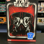 Boxed Star Wars T-shirt featuring Anakin Skywalker vs Obi-Wan Kenobi from THE MIGHTY HOBBY SHOP, displayed flat on a white background.