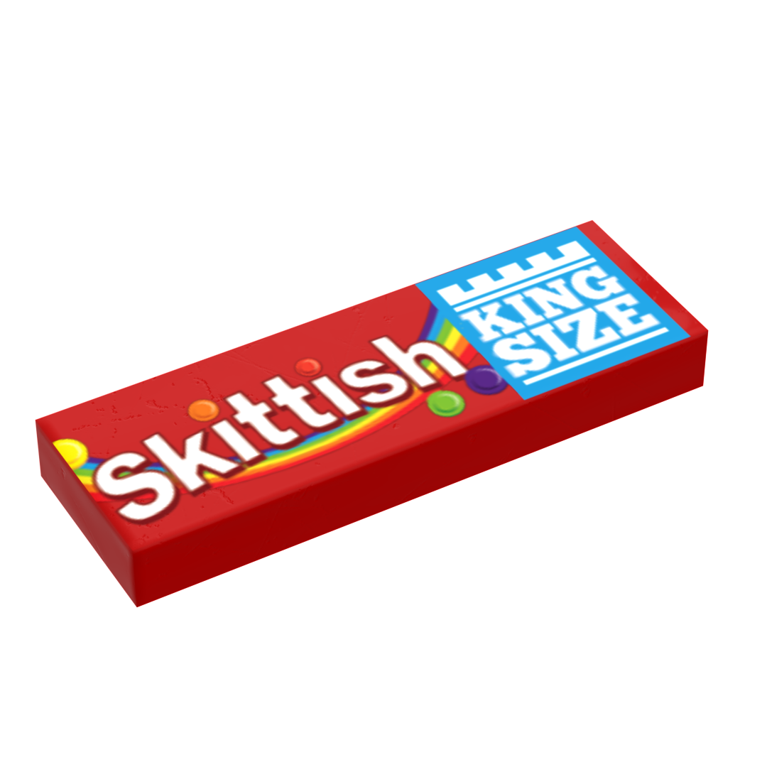 Skittish Candy (King Size) - B3 Customs® Printed 1x3 Tile by B3 Customs