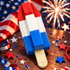 Liberty Popsicle (4th of July Fun!) Building Set by B3 Customs