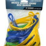 12 Pack of Mixed Board Game Box Bands (4 of each Small, Medium, Large)