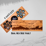 Fantasy | Engraved Dual Hex Dice Vault