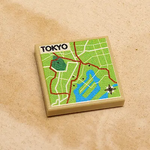 B3 Customs® Tokyo, Japan Map (2x2 Tile) by B3 Customs
