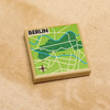 B3 Customs® Berlin, Germany Map (2x2 Tile) by B3 Customs