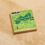 B3 Customs® Berlin, Germany Map (2x2 Tile) by B3 Customs