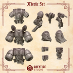 3d Printed Crimson Lords Medic Upgrade Kit by Greytide Studio