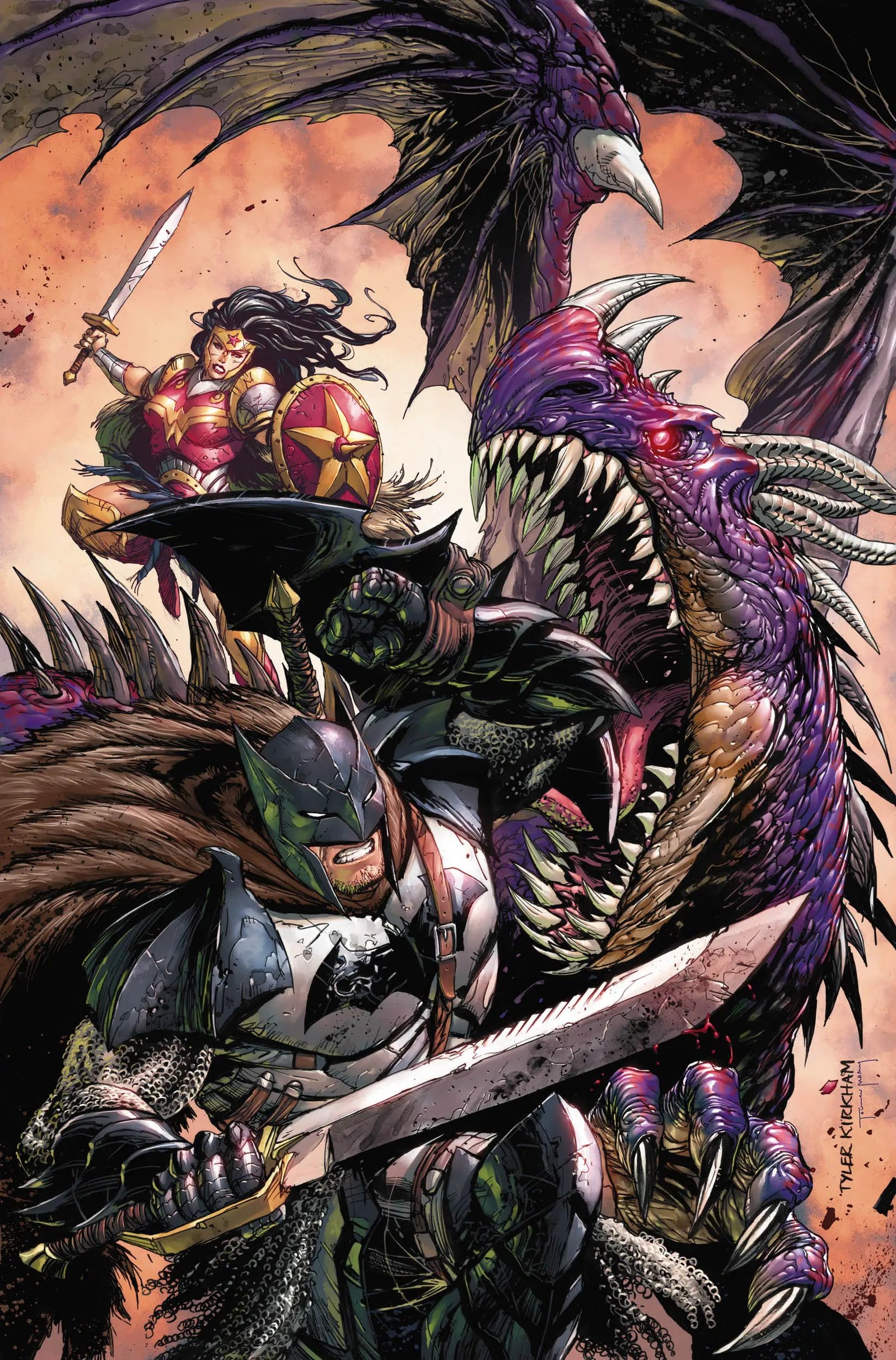 DARK NIGHTS METAL #1 (OF 6) UNKNOWN COMIC BOOKS EXCLUSIVE TYLER KIRKHAM Virgin Var 8/16/2017 by Unknown Comic Books