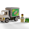 Making Dew Soda Delivery Truck with Minifig by B3 Customs