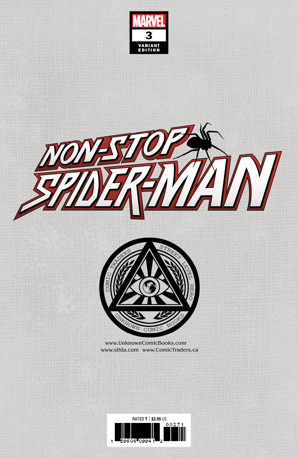 Non-Stop Spider-Man #3 Unknown Comics Gabriele Dell'Otto Exclusive Var (06/02/2021) by Unknown Comic Books