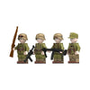 WWII - German Afrika Korps - 4 Man Squad - Mil-Blox