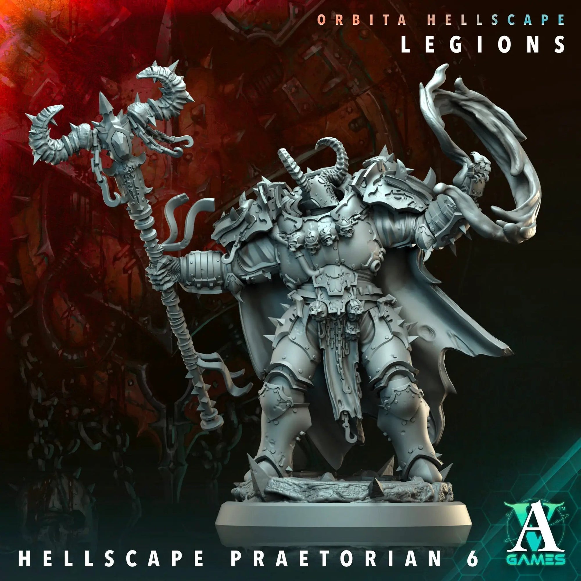 3D Printed Hellscape Praetorian by Archvillain Games by Last Hope Miniatures