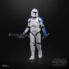 Hasbro Star Wars Ahsoka Clone Trooper Lieutenant action figure from The Vintage Collection, 3.75 inches tall, detailed sci-fi figure.